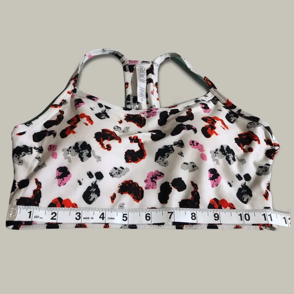 🏃🏽‍♀️Ivory Racerback Activewear Set Multicolor Animal Print SAGE COLLECTIVE - Picture 12 of 16